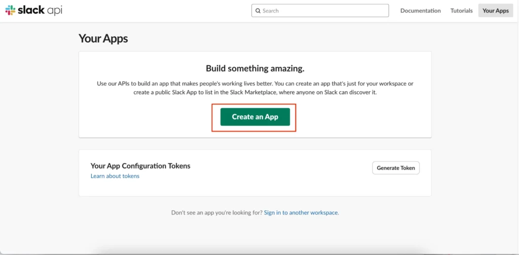 UTAGEのSlack設定1